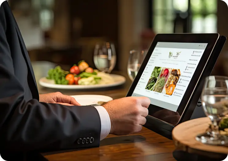 Restaurant feedback software dashboard